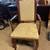 Queen Anne style wingback armchair vintage 2 thumbnail