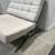 White faux leather chair 2 thumbnail
