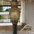 Vintage Table lamp  unique heavy tall 2 thumbnail