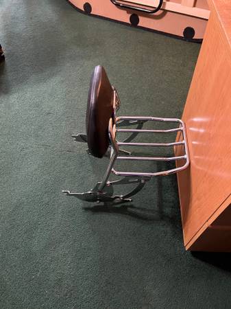 HARLEY FLH DRIVER AND PASSENGER WITH RACK 1