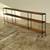 Vintage mid-century walnut and steel shelving/display unit 1 thumbnail