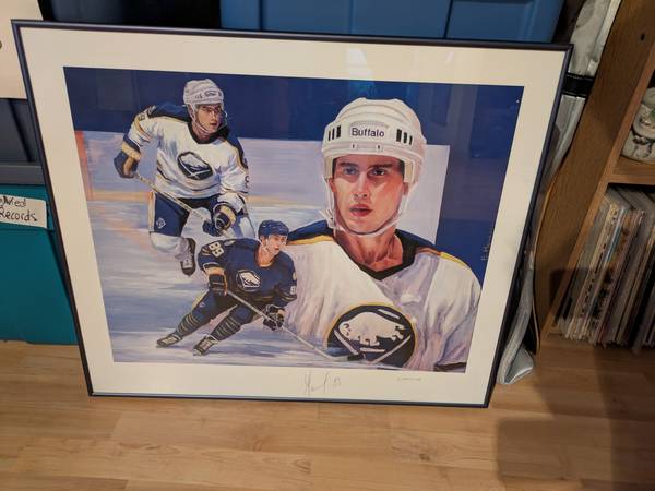 NHL Buffalo Sabres Alexander Mogilny signed print 1