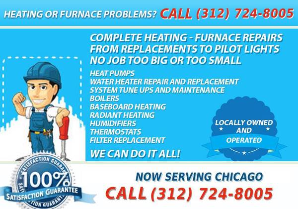 1 ✅FURNACE -HEATING REPAIR-STAY WARM -AFFORDABLE-Done Like YOU Want -Cal 1