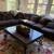huge comfortable choc brown sectional / sofa / couch - available 8/24 6 thumbnail