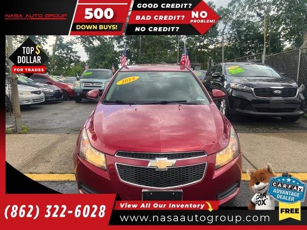 2014 Chevrolet Cruze Sdn Auto 1LT 1 LT 1-LT - $3,199 (The price in this ad is the downpayment)63654720798339120
