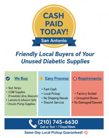 Cash for Unopened Home Health Items – San Antonio Buyer 1