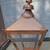 HUGE CUSTOM HANDMADE SOLID COPPER POLE LANTERN 31" TALL NEW / DAMAGED 4 thumbnail