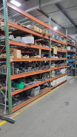 Warehouse Pallet Racks Oklahoma City Tear Drop 12' Tall 42" Deep 1