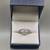 Woman's engagement/wedding band white gold 2 thumbnail
