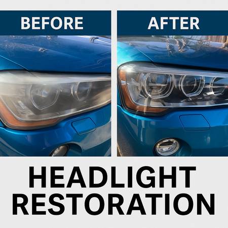 ----Headlight Decontaminate Restoration--- 1