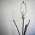 Vintage late modern bronze tripod floor lamp 6 thumbnail