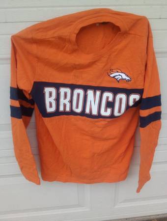 BRONCO SHIRT SIZE MEDIUM, 100% COTTON 1