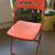 Folding Chair (NISSE) – Black/Orange – Excellent Condition! 3 thumbnail