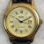 Stauer Metropolitan Watch Men Men's 40mm Gold Tone Date leather 1 thumbnail
