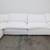 6-Pc Restoration Hardware Cloud Sofa in White w/ New Feather Inserts 5 thumbnail