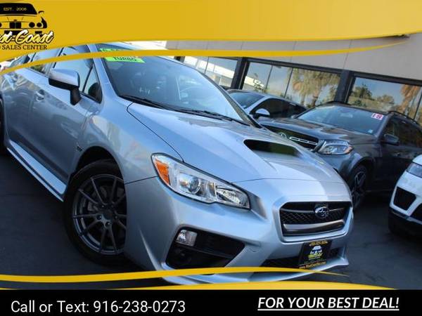 Subaru WRX sedán 2016, color plateado hielo metálico - $16,568 (LLAME AL 916-238-0273 PARA VER DISPONIBILIDAD)63619149906435120