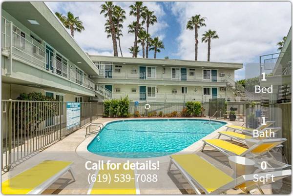 $1,895 / 1br - 500ft2 - 1 bed 1 bath in Prime Location! (San Diego)64037387487617122