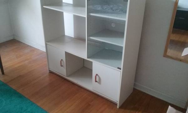 Shelf TV display case stand cabinet unit 1