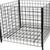 New 36" Square Wire Grid Dump Bin: 36" x 36" x 32" High. 3 thumbnail