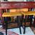 Modern Solid Wood Saddle-Seat Barstool - Set of 4 1 thumbnail