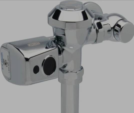 Bathroom: Automatic Flushing System Chrome Finish 1