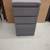 Gray 3 Drawer Metal BBF Locking File Cabinet w/Seat Cushion folders 1 thumbnail