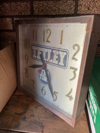 Tetley Tea clock 1