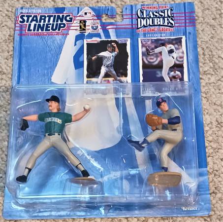 1997 Starting Lineup Classic Doubles Nolan Ryan Randy Johnson HOF SLU 1