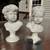 Young boy and girl ceramic Italian busts 1 thumbnail