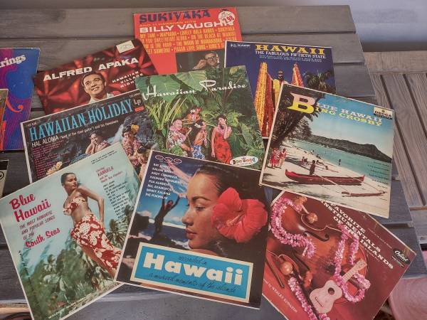 Records Hawaiian 33 1/3 LP stereo 1