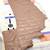 LEATHER PIECE - VINTAGE - GOOD CONDITION - CLEAN NICE LOOK - BROWN 3 thumbnail