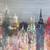 Print of Painting of Abstract City Synthetic Canvas by John Douglas 1 thumbnail