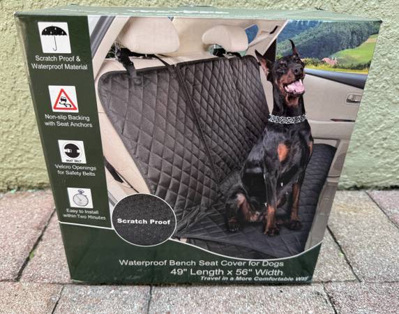 Waterproof Seat Cover for Dogs 49" x 56" 1