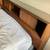Solid Walnut Double Bed with Cabinet Headboard 2 thumbnail