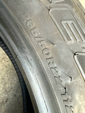 Toyota Sequoia 265/50/22 Bridgestone (4 Tires) NEW $500.00/ All 4 1