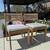 New, High-End Teak Outdoor Dining Chairs - Set of 2 2 thumbnail