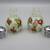 Hand Blown and Painted Salt and Pepper Shakers, Great Condition 6 thumbnail