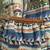 Multicolor Geometric Print Tribal Aztec Faux Leather Trim Backpack 4 thumbnail