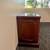 Moving sale! Executive Mahogany Pedestal Desk with Brass Handles – Cla 3 thumbnail