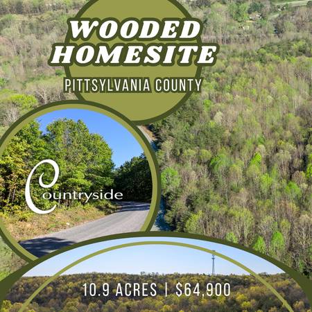 $64,900 10.91 acres in Pittsylvania County, Virginia (Hurt)63689186663169120