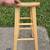 24" Tall Wood Stool 4 thumbnail