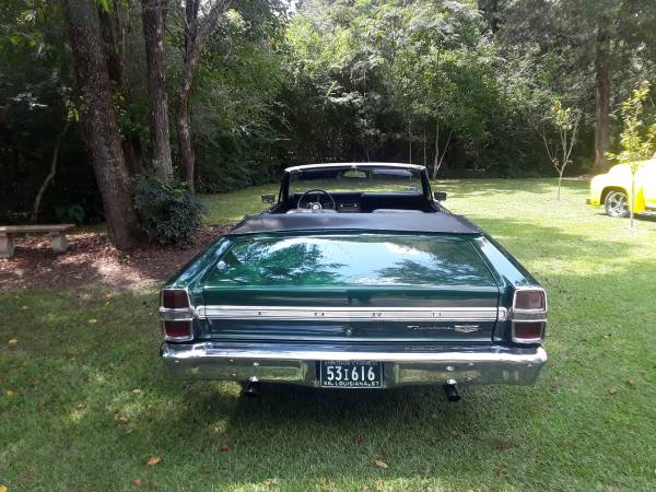 1967 Ford Fairlane 500XL convertible - $25,000 (Covington, LA)63439053650049121