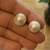 Sterling Silver Studs Earrings with Big Pearls 4 thumbnail
