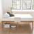 New 16 inch King Size Solid Wood Platform Bed Frame No Box Spring Need 8 thumbnail