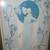 GLORIA ERICKSEN WOOD FRAMED PRINT UNDER GLASS "FASHION" 3 thumbnail