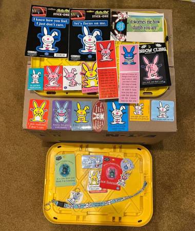 Happy Bunny collectors items vintage 1