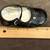 VINTAGE BLACK PATENT LEATHER MARY JANE BABY / INFANT SHOES 7 thumbnail