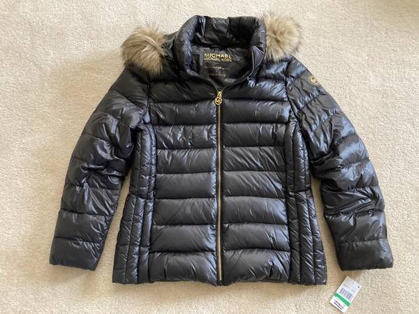 Michael Kors Puffer Jacket with Detachable Hood-Ladies Adult Large 1