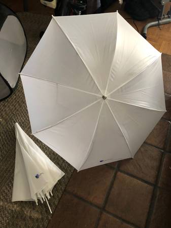Two LimoStudio 33” White Transparent Photo Umbrella Studio Reflector 1