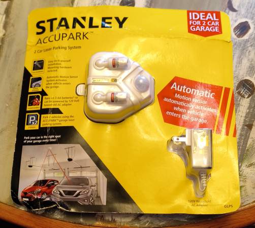 STANLEY GLPS Adjustable Dual Laser Garage Parking Aid, Motion Activate 1